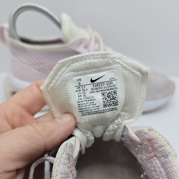 Nike | Air Max Flyknit Racer Next Nature pastel pink sporty sneakers | WMS 6 - Picture 7 of 13